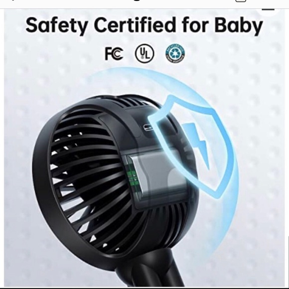 New GUSGO - Mini USB rechargeable fan 3 adj speeds & bendable tripod Free Gift - Picture 4 of 12